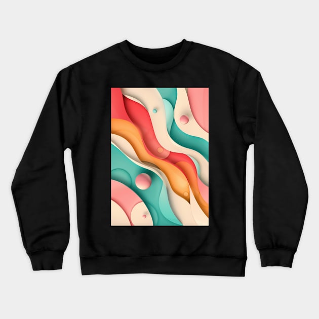 Color Swirl Harmony Crewneck Sweatshirt by star trek fanart and more